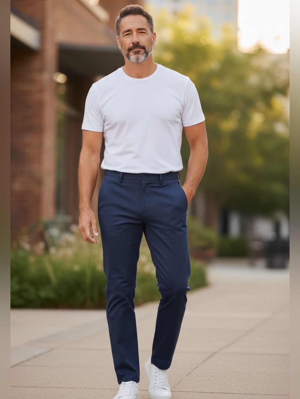 Men's Banana Republic Navy Performance Golf Pants 30/32